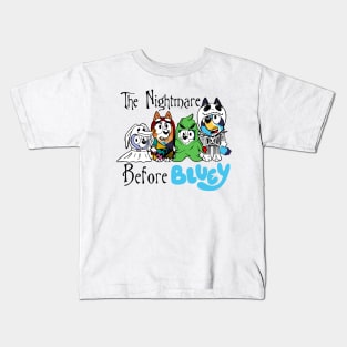 The Nightmare Before Bluey Kids T-Shirt